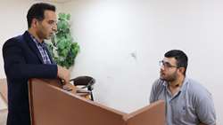 دیدار دبیر کمیته انضباطی دانشجویان و رئیس اداره مشاوره مبتنی بر سبک زندگی اسلامی ایرانی با دانشجویان دانشگاه